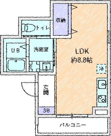 シーンプラス小田急相模原NORTHの物件間取画像